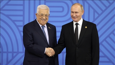 Russian, Palestinian presidents discuss Gaza crisis in Moscow meeting